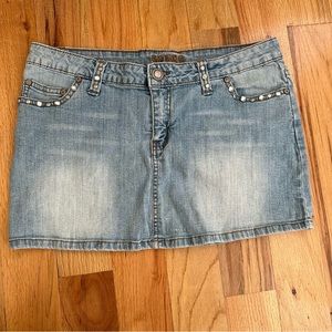 EUC Vintage Y2K Denim Mini Jean Skirt